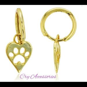 Paw Print Earrings